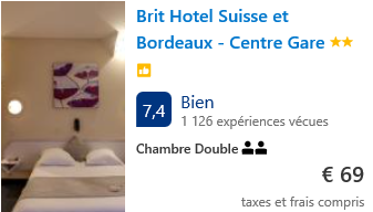 hotel suisse et bordeaux grenoble